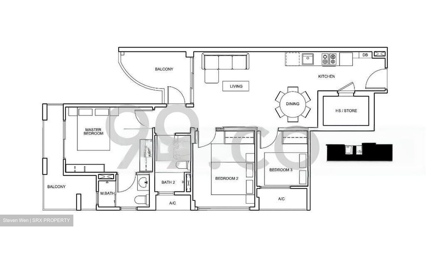 Seraya Breeze (D15), Apartment #436310831